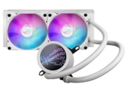 Obrázek ASUS vodní chladič CPU AIO ROG RYUO III 240 ARGB WHITE, 2 x 120mm, LGA1851, AM5