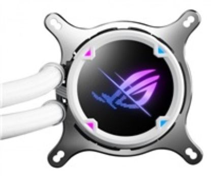 Obrázek ASUS vodní chladič CPU AIO ROG STRIX LC II 360 ARGB WHITE, 3 x 120mm, LGA1851, AM5