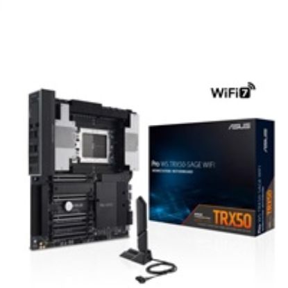 Obrázek ASUS MB Sc sTR5 Pro WS TRX50- SAGE WIFI, AMD TRX50, 4xDDR5, WiFi, CEB