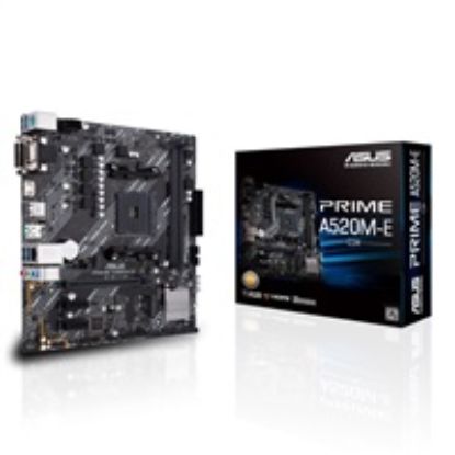 Obrázek ASUS MB Sc AM4 PRIME A520M- E/ CSM, AMD A520, 2xDDR4, 1xHDMI, 1xDVI, 1xVGA, mATX