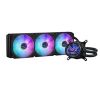 Obrázek ASUS vodní chladič CPU AIO ROG STRIX LC III 360 ARGB LCD, 3 x 120mm, LCD Displej, LGA1851, AM5, černá
