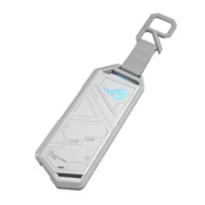 Obrázek ASUS Externí box pro SSD M.2, ROG STRIX ARION, USB- C 3.2, Délka 30- 80 mm, AURA RGB, Bílá