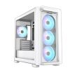 Obrázek ASUS case A23 PLUS TG ARGB, Mini Tower, průhledná bočnice, 4 x 120mm ARGB Fan, bílá