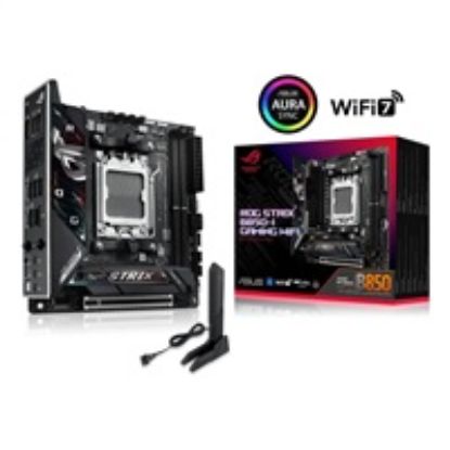 Obrázek ASUS MB Sc AM5 ROG STRIX B850- I GAMING WIFI, AMD B850, 2xDDR5, 1xUSB4, 1xHDMI, WiFi, Mini- ITX