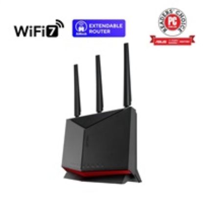 Obrázek ASUS Router RT- BE86U, Herní WiFi7 Router, AiMesh, 2xWAN, 3xLAN, 1xUSB 3.2