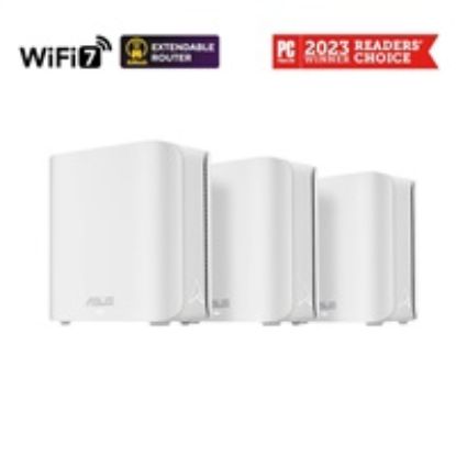 Obrázek ASUS ZenWifi BD4 3- pack, WiFi7 Extendable Router, AiMesh, 2x WAN/ LAN