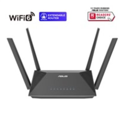 Obrázek ASUS RT- AX52 Pro (AX3000) Router, Dual Band WiFi 6, Extendable Router