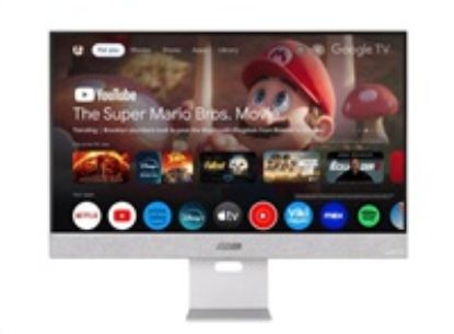Obrázek ASUS LCD 27" MS27UC ZenScreen Smart, UHD IPS, Google TV, Harman Kardon speakers, USB Type- C® (90 W PD), HDMI, DP, USB…