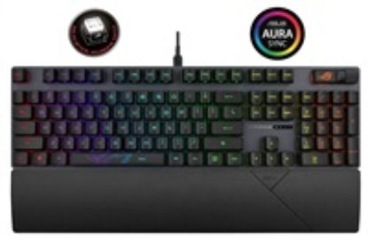 Obrázek ASUS klávesnice ROG STRIX SCOPE II, mechanická, drátová, ROG RX RED / PBT, US
