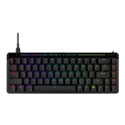 Obrázek ASUS Klávesnice ROG FALCHION ACE HFX, Mechanická, Magnetický switch, USB, US, černá
