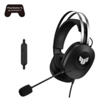 Obrázek ASUS sluchátka TUF Gaming H1 GEN II, Drátový Herní Headset, černá