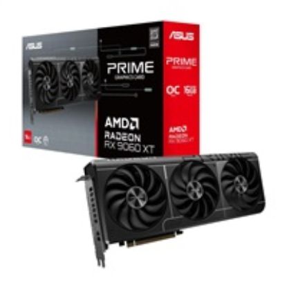 Obrázek ASUS VGA AMD Radeon RX 9060 XT PRIME OC 16 GB, RX 9060 XT, 16 GB GDDR6, 2xDP, 1xHDMI