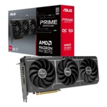 Obrázek ASUS VGA AMD Radeon RX 9070 PRIME OC EVO 16 GB, RX 9070, 16 GB GDDR6, 3xDP, 1xHDMI