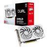 Obrázek ASUS VGA AMD Radeon RX 9060 XT DUAL 16 GB WHITE, RX 9060 XT, 16 GB GDDR6, 2xDP, 1xHDMI