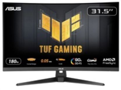 Obrázek ASUS LCD TUF Gaming VG32 WQ3B, 31.5" 2560 x 1440, 180 Hz, 1 ms, 350 nits, Curved, FF, Repro, DP, HDMI, Audio, Vesa…