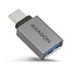 Obrázek AXAGON RUCM- AFA, redukce USB- C (M) - > USB- A (F), USB 3.2 Gen 2, 3A, ALU