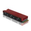 Obrázek AXAGON CLR- M2, hliníkový pasivní chladič pro jedno i oboustranný M.2 SSD disk, výška 12 mm