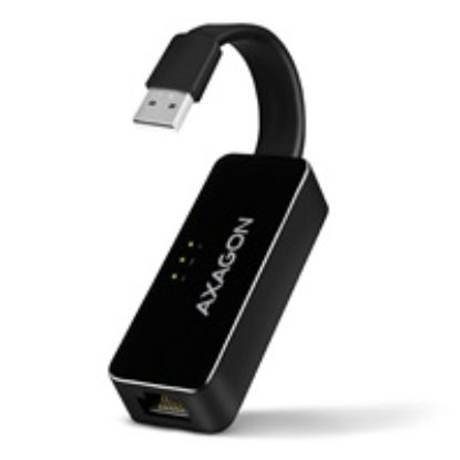 Obrázek AXAGON ADE- XR, USB 2.0 - Fast Ethernet síťová karta, auto instal, černá