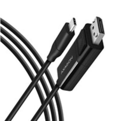 Obrázek AXAGON RVC- DP C, USB- C - > DisplayPort redukce / kabel 1.8m, 4K/ 60 Hz