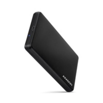 Obrázek AXAGON EE25- SLC, USB- C 3.2 Gen 1 - SATA 6G 2.5" SLIDE box, bezšroubkový, černý