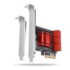 Obrázek AXAGON PCES- SA6, PCIe řadič - 6x interní SATA 6G port, ASM1166, SP & LP