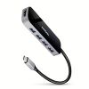 Obrázek AXAGON HMC- 6H4A, USB 3.2 Gen 1 hub, porty 4x USB- A, HDMI 4k/ 30 Hz, PD 100 W, kabel USB- C 20cm