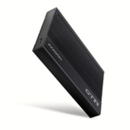 Obrázek AXAGON EE25- GTR, USB- C 10Gbps - SATA 6G 2.5" RIBBED box, černý