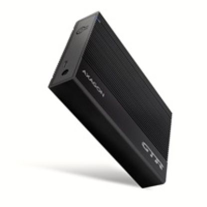 Obrázek AXAGON EE35- GTR, USB- C 5Gbps - SATA 6G 3.5" RIBBED box, černý