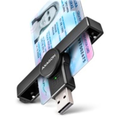 Obrázek AXAGON CRE- SMPA, USB- A PocketReader čtečka kontaktních karet Smart card (eObčanka)