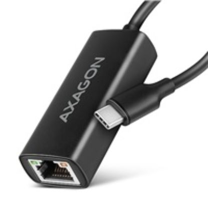 Obrázek AXAGON ADE- ARC, USB- C 3.2 Gen 1 - Gigabit Ethernet síťová karta, Realtek 8153, auto instal