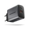 Obrázek AXAGON ACU- PQ67 GaN nabíječka do sítě 67 W, USB- A + USB- C, PD3.0/ PPS/ QC4+/ SFC2.0/ Apple