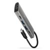Obrázek AXAGON HMC- 5G21, USB 10Gb/ s hub, porty 2x USB- A, 2x USB- C, HDMI 4k/ 30, PD 60 W, kabel USB- C 13cm