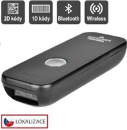 Obrázek Virtuos CCD 2D čtečka Virtuos HW- 856A mini, bezdrátová, kapesní, černá