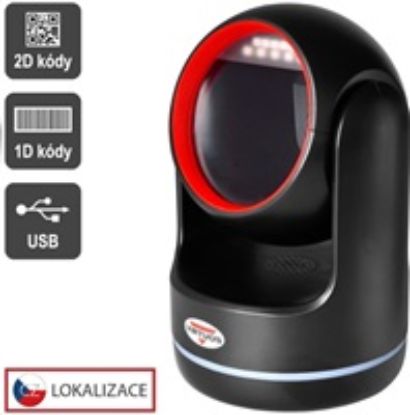 Obrázek Virtuos CCD 2D čtečka Virtuos HT- 861A, stacionární, USB, černá