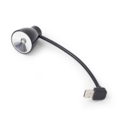 Obrázek GEMBIRD USB lampička k notebooku, flexibilní, černá