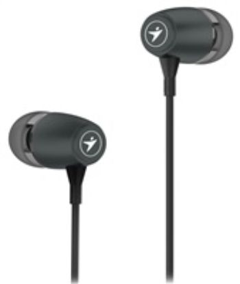 Obrázek GENIUS sluchátka HS- M318 METALLIC IRON GREY, 4pin 3, 5 mm jack, kovově šedá