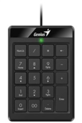 Obrázek GENIUS numerická klávesnice NumPad 110/ Drátová/ USB/ slim design/ černá