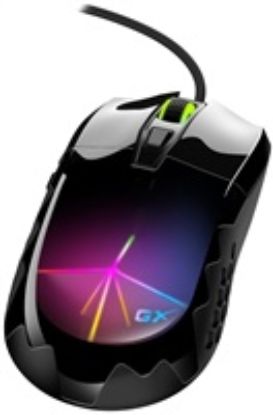 Obrázek GENIUS myš GX GAMING Scorpion M715, drátová, 3D RGB podsvícení, 800- 7200 dpi, USB, 6tlačítek, černá