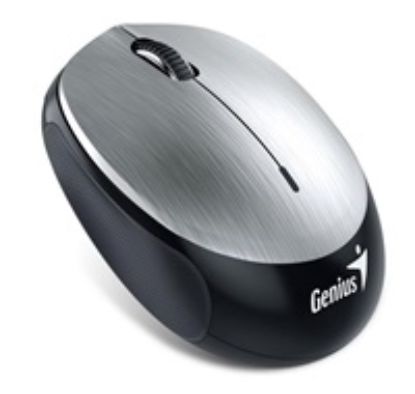 Obrázek GENIUS myš NX- 9000BT/ Bluetooth 4.0/ 1200 dpi/ bezdrátová/ dobíjecí baterie/ stříbrná