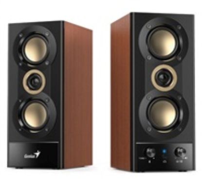 Obrázek GENIUS reproduktory SP- HF800BT, 2.0, 20 W, Bluetooth, 3.5mm Jack, dřevěné