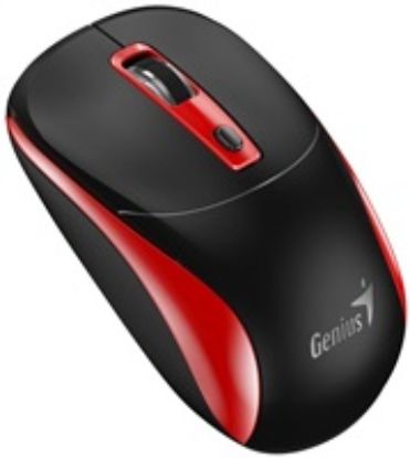 Obrázek GENIUS myš NX- 7123/ 1200 dpi/ bezdrátová/ Copilot/ černo- červená