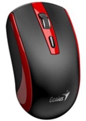 Obrázek GENIUS myš ECO- 8150/ 1200 dpi/ bezdrátová/ dobíjecí/ Copilot/ černo- červená