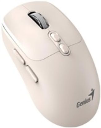 Obrázek GENIUS myš NX- 8080S BT/ duální Bluetooth + 2, 4GHz/ 1600 dpi/ Copilot/ bezdrátová/ tichá/ béžová