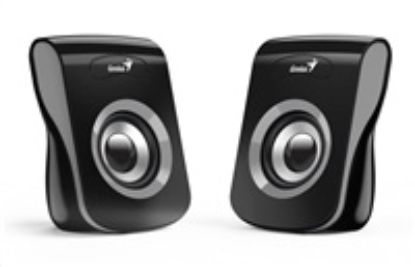 Obrázek GENIUS repro SP- Q180 Iron Gray, 2.0, 6 W, USB napájení, 3, 5" jack, černo- šedé