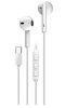 Obrázek GENIUS Sluchátka HS- M366, mikrofon, USB- C, bílá