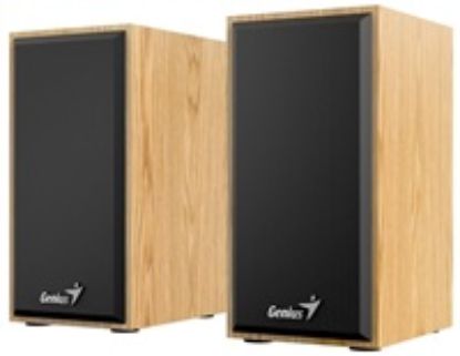 Obrázek GENIUS Reproduktor SP- HF180, 3.5mm jack, 6 W, světlé dřevo