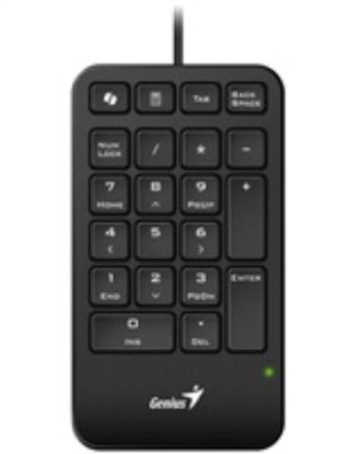 Obrázek GENIUS Numerická klávesnice NumPad 125, Drátová USB- C, černá