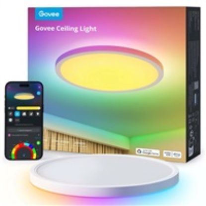 Obrázek Govee RGBICWW Smart kulaté stropní světlo 2400lm 30cm Matter