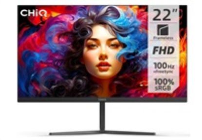 Obrázek CHiQ 22" UltraSlim monitor 22F650 FHD, 100 Hz, Frameless, černý