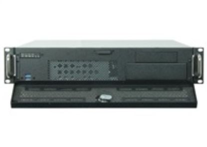 Obrázek CHIEFTEC skříň Rackmount 2U UNC- 210, mATX, half height PCI slots, Black, zdroj PSF- 400B (400 W)